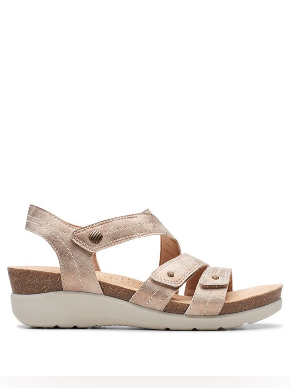 Clarks calene clara leather sandals size 8 - adjustable straps